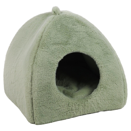 Flamingo Iglu Ebby hellgrün für Katzen, Maße: 38 x 38 x 40 cm