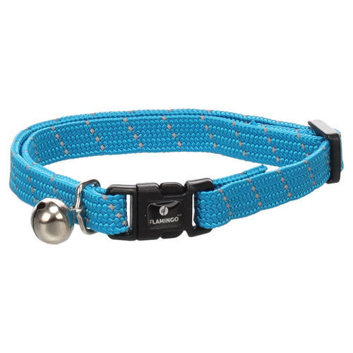 Flamingo Katzen Halsband Elza blau Flamingo Katzen Halsband Elza blau