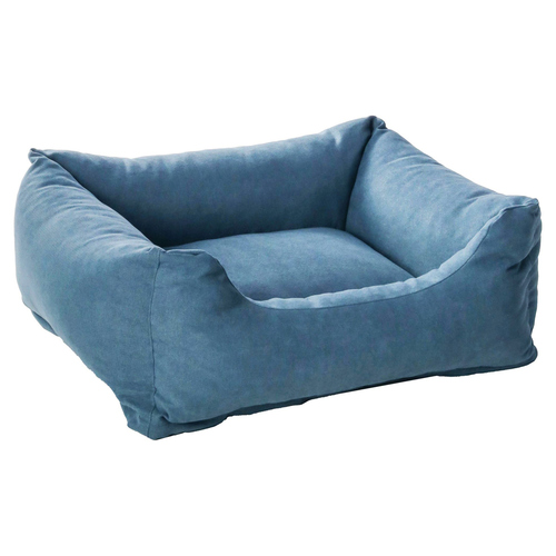 Flamingo Katzenbett Argon rechteckig blau, Maße: 80 x 67 x 22 cm