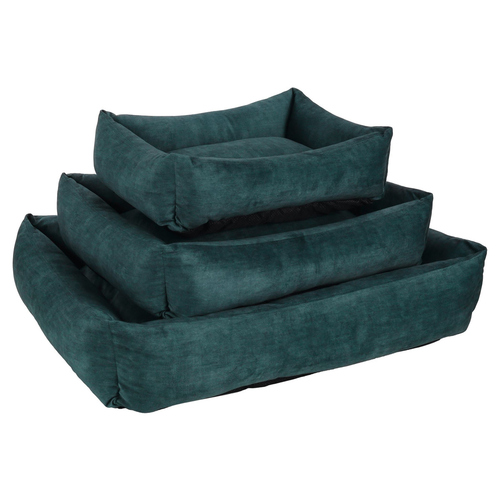 Flamingo Katzenkorb Felize rechteckig blau, Maße: 65 x 50 x 20 cm