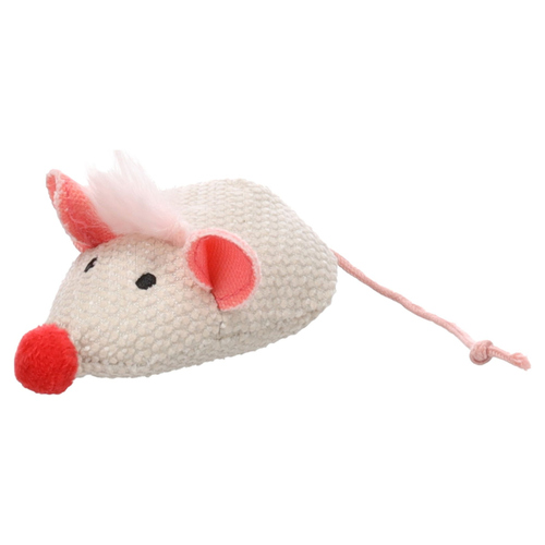 Flamingo Katzenspielzeug Lovu Maus beige