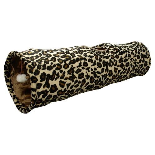 Flamingo Katzentunnel Leopard, Maße: 130 cm x ø 25 cm