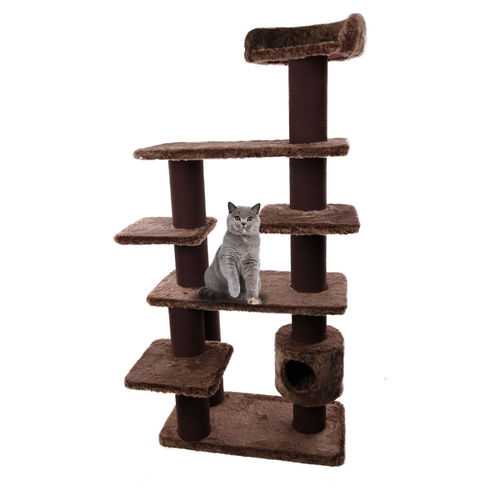 Flamingo Kratzbaum Baloo Mowgli braun