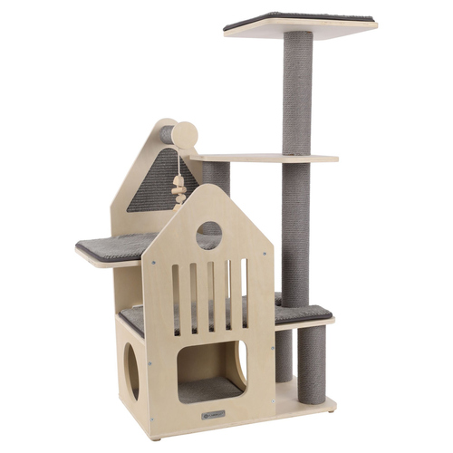 Flamingo Kratzbaum Kaisa grau/beige