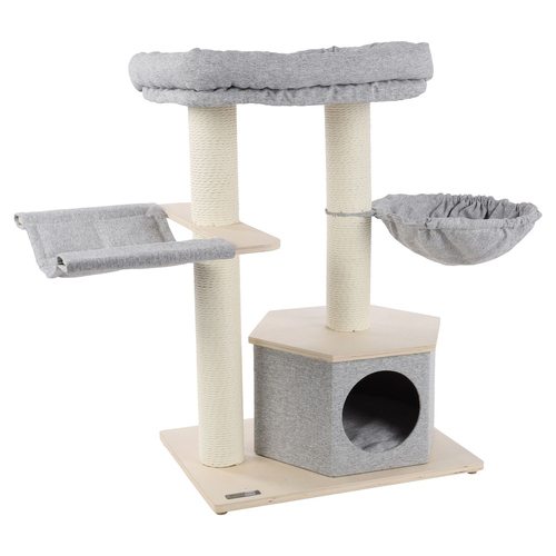 Flamingo Kratzbaum Kaleb grau/beige