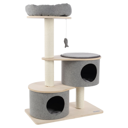 Flamingo Kratzbaum Kanzo grau/beige