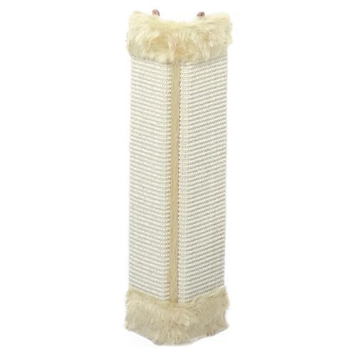 Flamingo Kratzbrett Sisal für Ecke