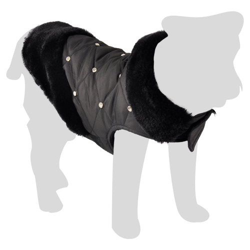 Flamingo Mantel Coco schwarz, Maße: 30 cm Flamingo Mantel Coco schwarz, Maße: 30 cm