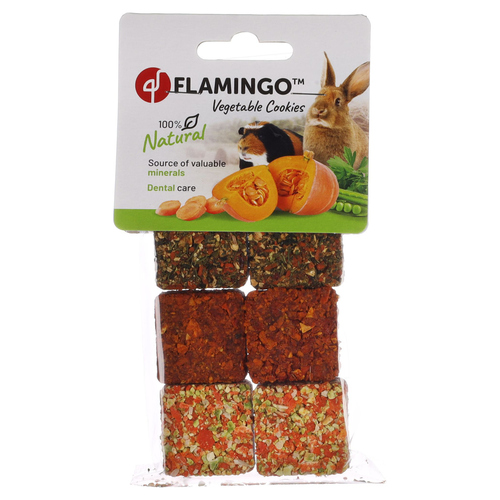 Flamingo Nagersnack Keks Veggie 100 g Flamingo Nagersnack Keks Veggie 100 g