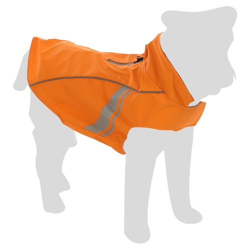 Flamingo Regenmantel Pomi orange, Rückenlänge: 55 cm