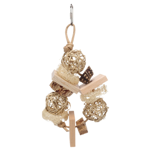 Flamingo Sittichspielzeug Fem braun