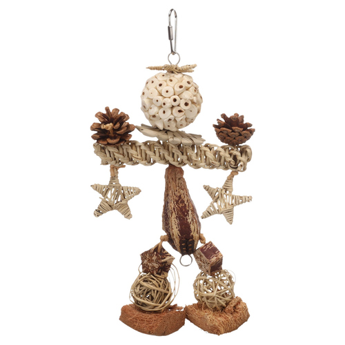 Flamingo Sittichspielzeug Kiko braun