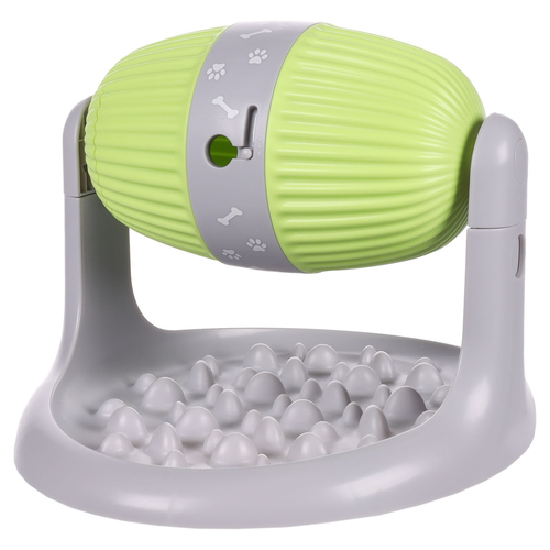 Flamingo Snackspender Bent grau/grün für Katzen Flamingo Snackspender Bent grau/grün für Katzen