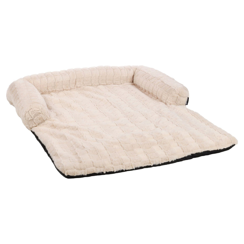 Flamingo Sofaschutz Verona rechteckig beige, Maße: 90 x 90 x 10 cm