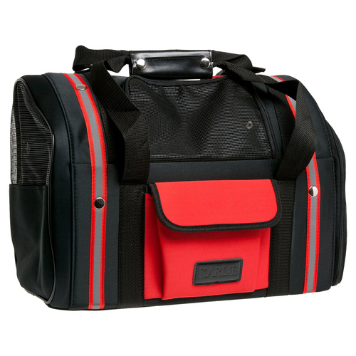 Flamingo Tragetaschen Smart Bag schwarz/rot
