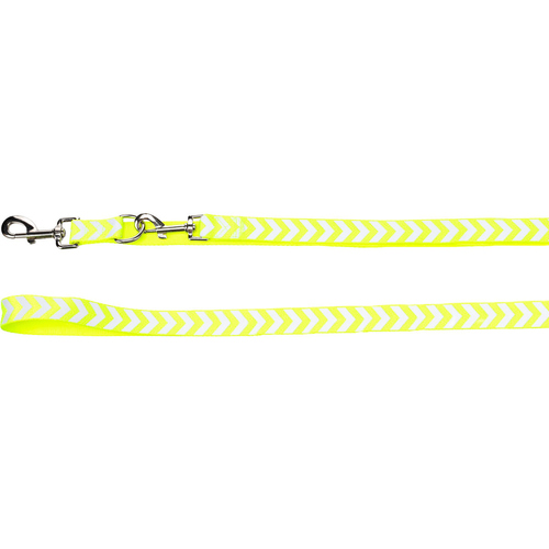 Flamingo Trainingsleine Fergu Fluo gelb, Maße: 200 cm / 25 mm