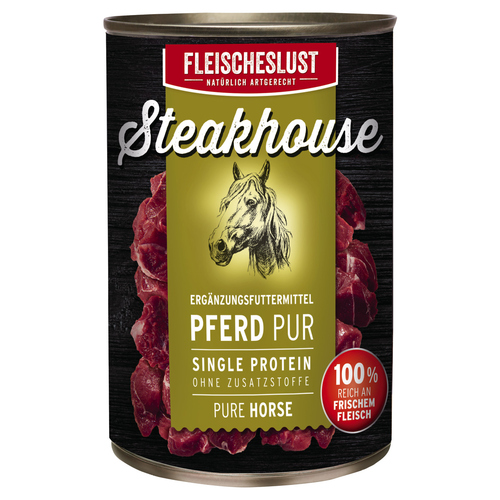 Fleischeslust Steakhouse Pferd Pur 400 g