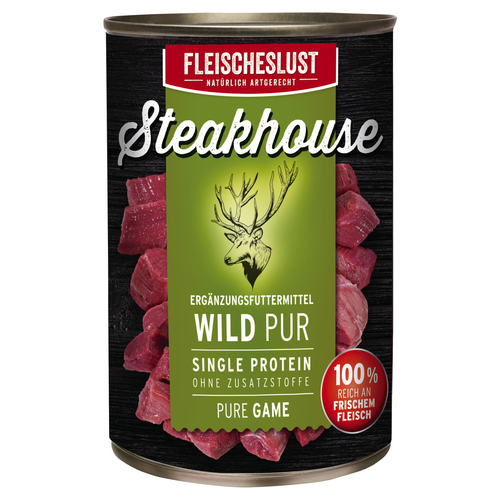 Fleischeslust Steakhouse Wild Pur 400 g