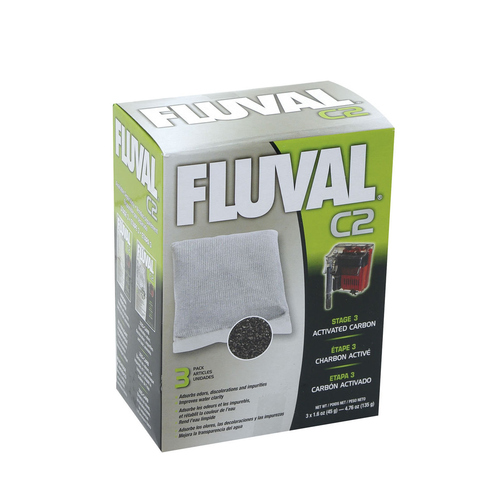 Fluval Kohlepatrone für C2-Filter 3 x 45 g