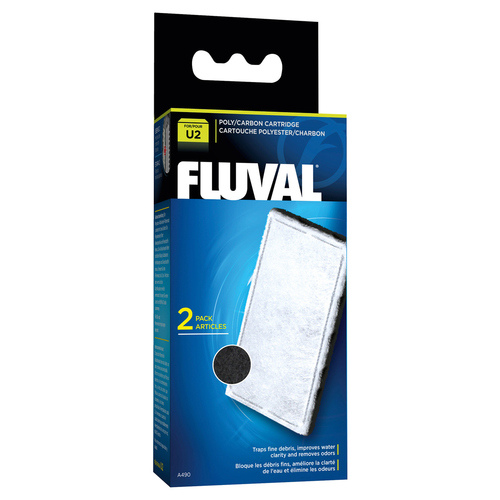 Fluval Poly-Aktivkohle Filtereinsatz für Innenfilter U2