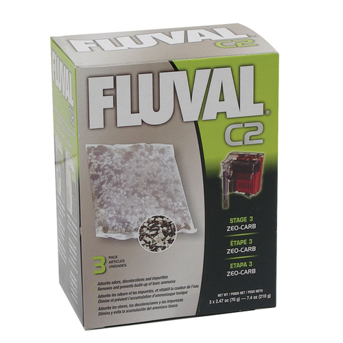 Fluval Zeo-Carb für C2-Filter 3 x 70 g