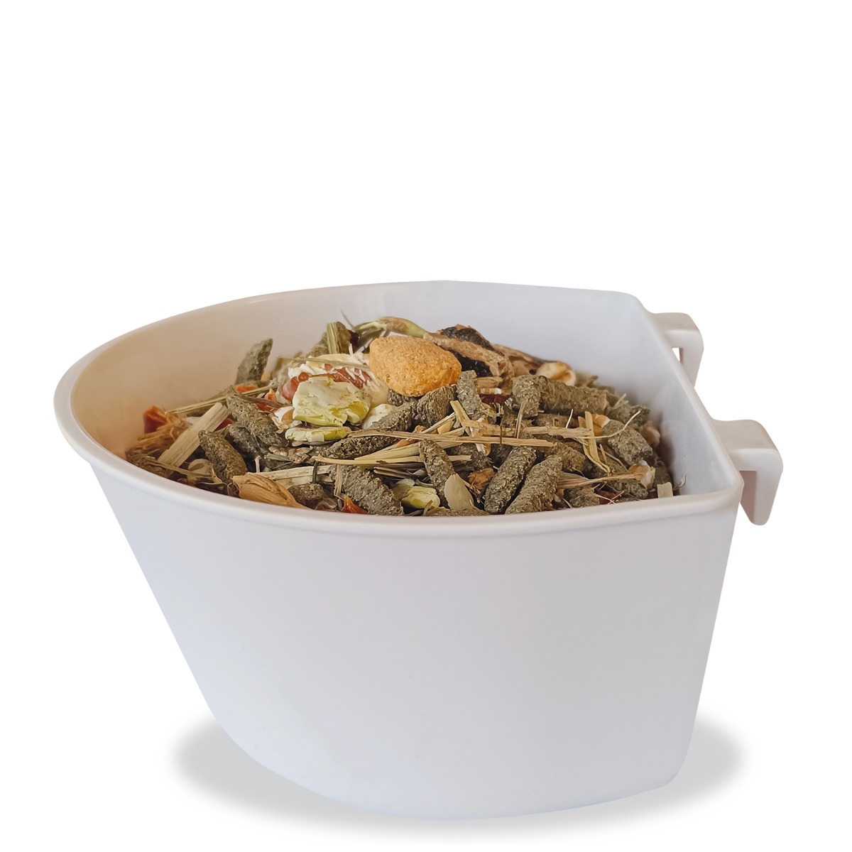 Fressnapf Kunststoff - einhängbar - 600 ml - MDF - weiß