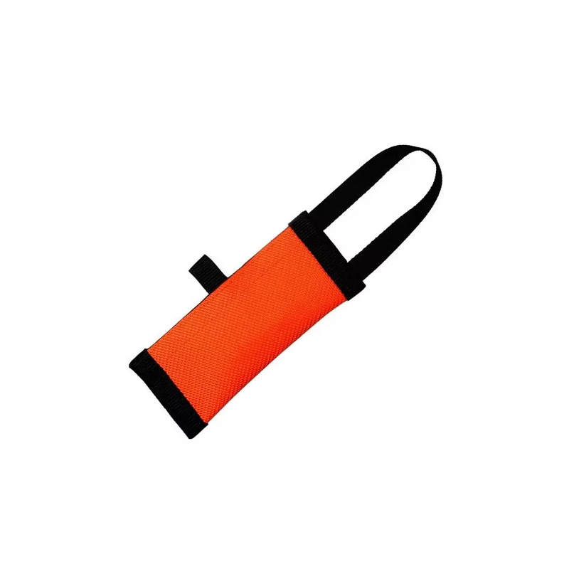 Futterdummy aus Feuerwehrschlauch in neonorange XS