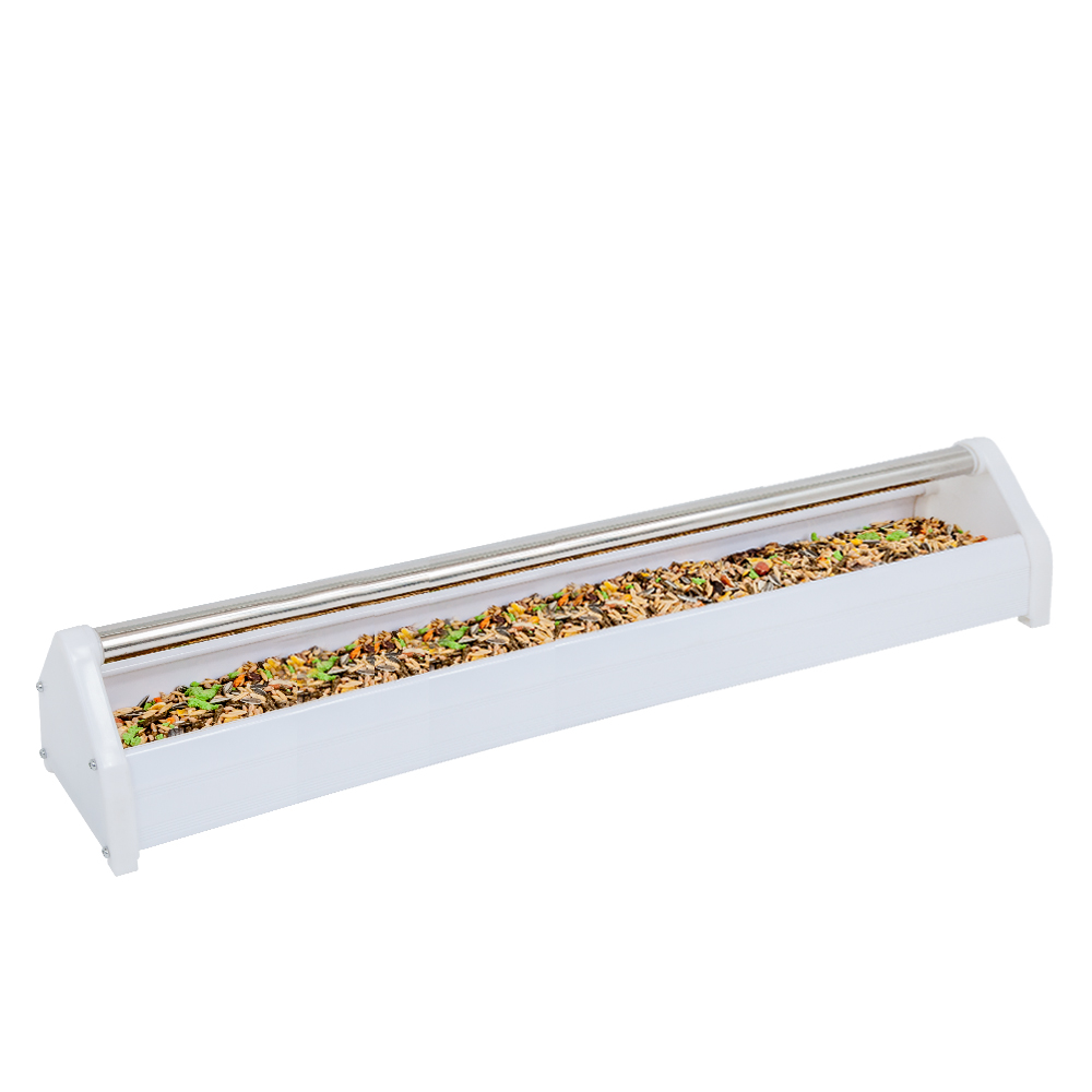 Futtertrog mit Abwehrrolle - 100 cm