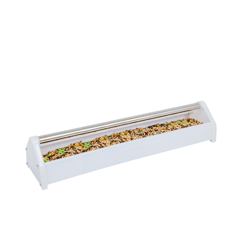 Futtertrog mit Abwehrrolle - 80 cm