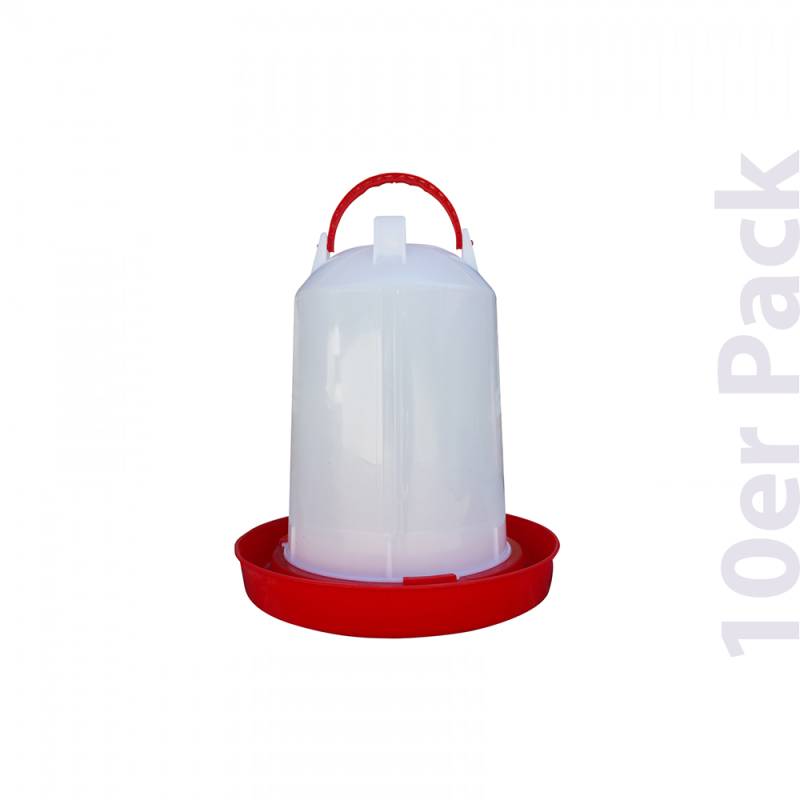 Geflügel Tränke mit Bajonettverschluss - 1,2 Liter - 10er Pack - Hühner Tränke Geflügel Tränke mit Bajonettverschluss - 1,2 Liter - 10er Pack - Hühner Tränke