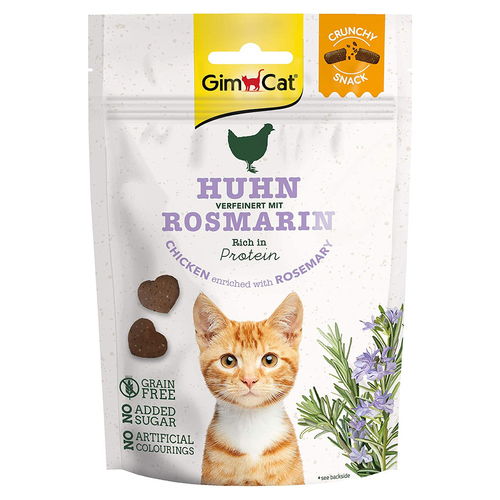 GimCat Crunchy Snacks Huhn & Rosmarin 50 g