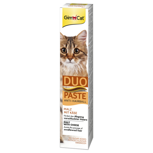 GimCat DUO Paste Anti-Hairball Malz + Käse 50 g