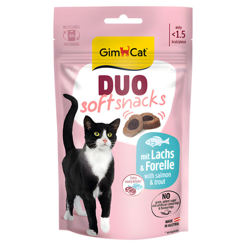 GimCat Duo Soft Snacks Lachs mit Forelle 50 g