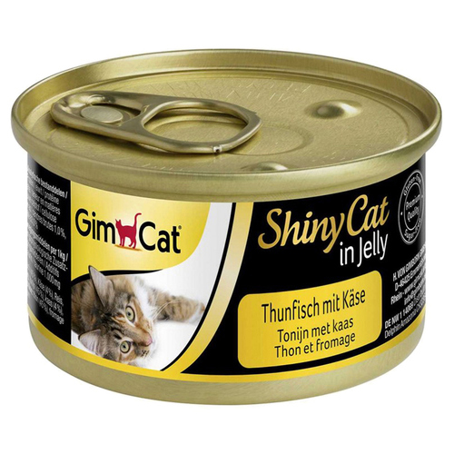 GimCat ShinyCat mit Thunfisch & Käse 70 g - 24 Stück
