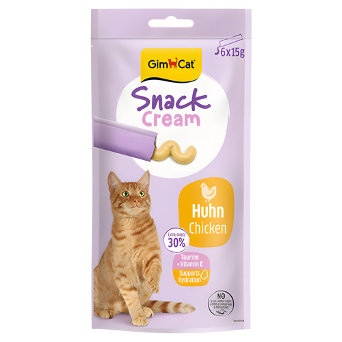 GimCat Snack Cream Huhn 6 x 15 g GimCat Snack Cream Huhn 6 x 15 g