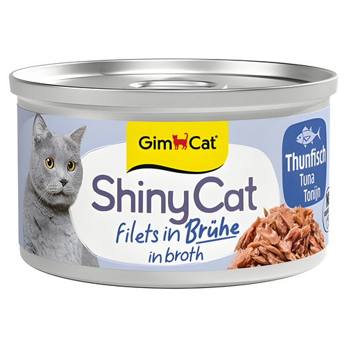Gimpet ShinyCat in Brühe Thunfisch 70 g - 24 Stück