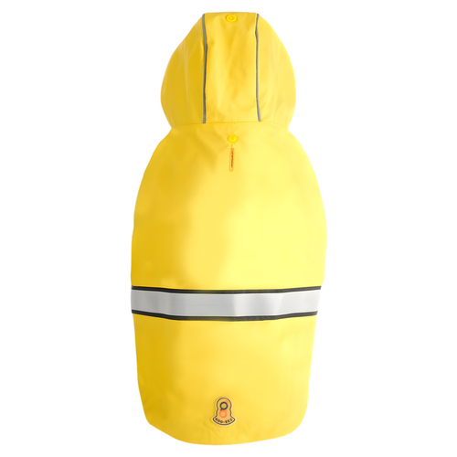 Goo-eez Regenjacke Reflective Hooded gelb/grau, Größe: S / Rückenlänge: 40 cm Goo-eez Regenjacke Reflective Hooded gelb/grau, Größe: S / Rückenlänge: 40 cm