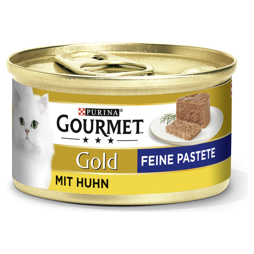 Gourmet Gold Feine Pastete mit Huhn 85 g - 12 Stück