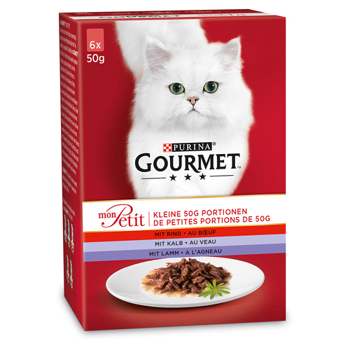 Gourmet Multipack Mon Petit Fleisch 6 x 50 g - 8 Stück