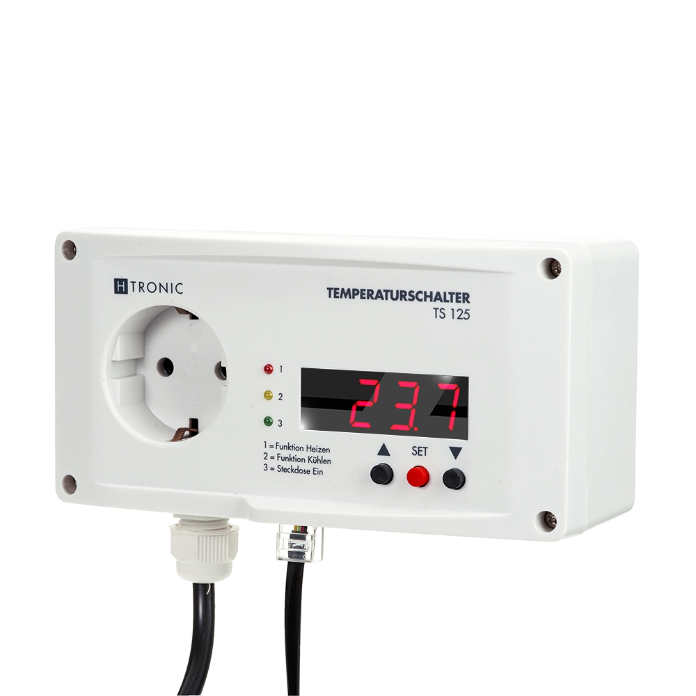 H-tronic Digitaler Temperaturschalter TS 125