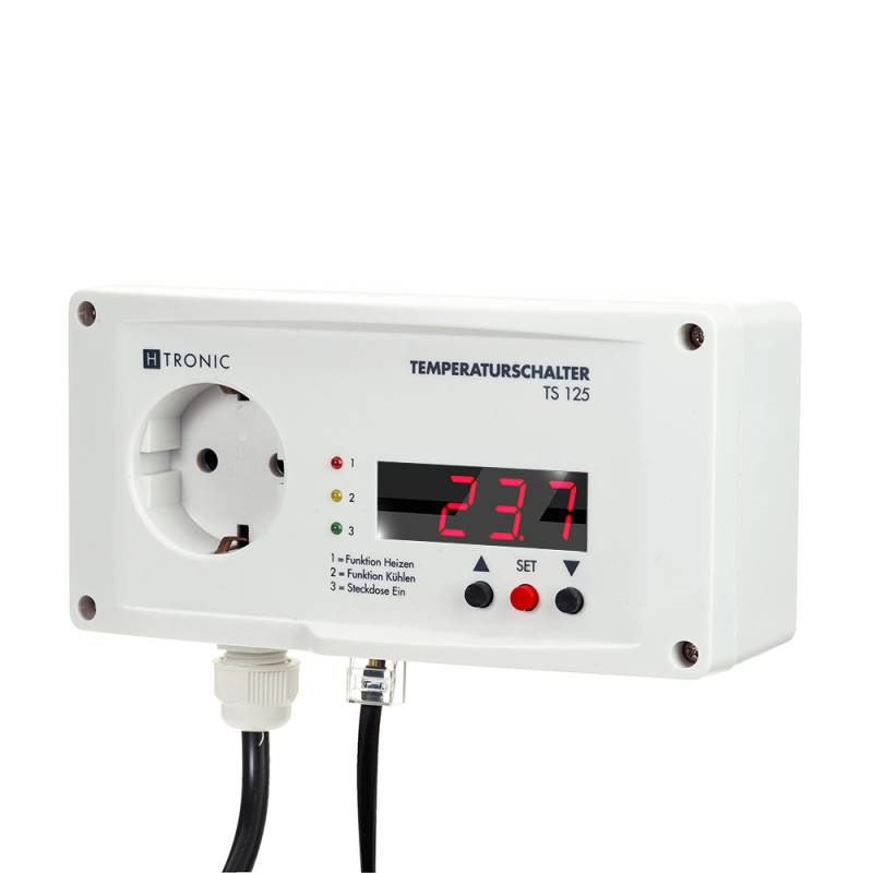 H-tronic Digitaler Temperaturschalter TS 125