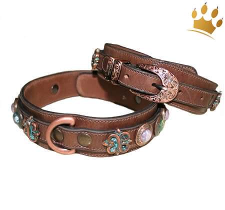 Halsband Carthago Braun