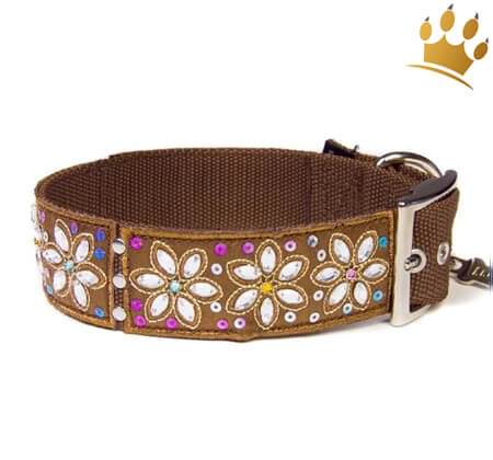 Halsband Flower Caramel