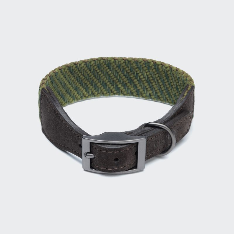 Halsband Grunewald Green Coffee M