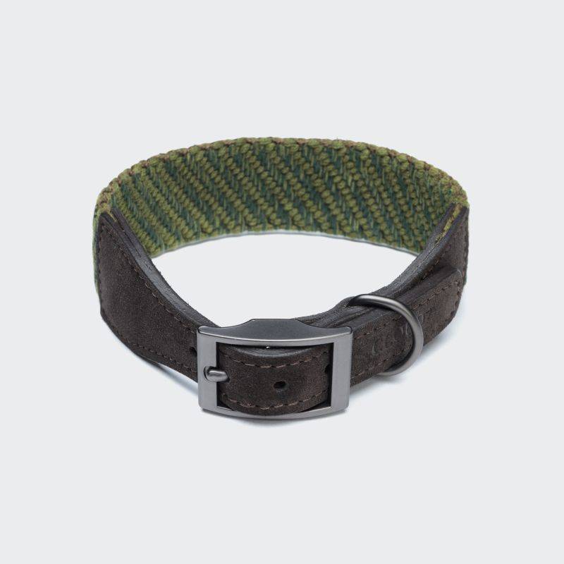 Halsband Grunewald Green Coffee M