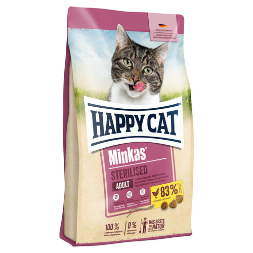 Happy Cat Minkas Sterilised Geflügel 10 kg