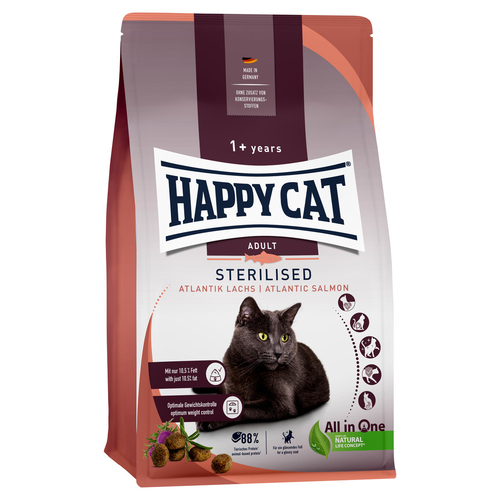 Happy Cat Sterilised Adult Atlantik-Lachs 4 kg