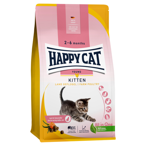 Happy Cat Young Kitten Land Geflügel 4 kg