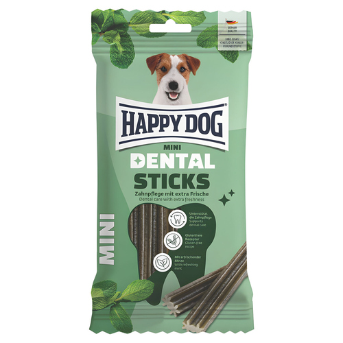 Happy Dog Snack Dental Sticks Mini 92 g - 12 Stück Happy Dog Snack Dental Sticks Mini 92 g - 12 Stück