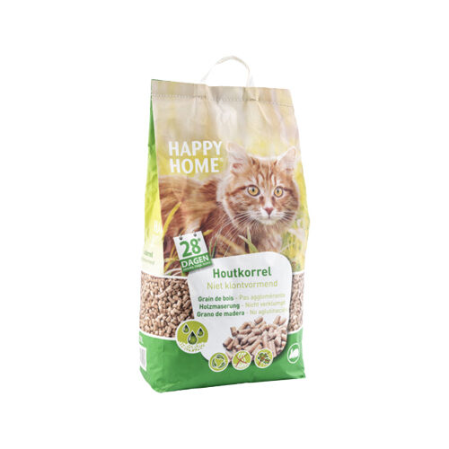 Happy Home Natural Wood Katzenstreu - 20 L